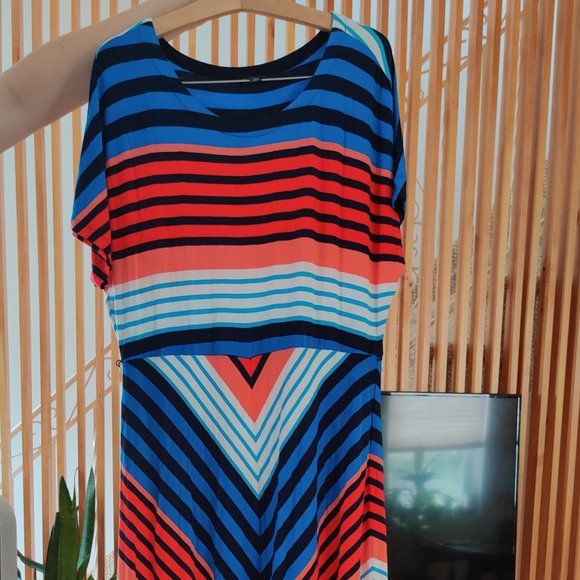 Tommy Hilfiger Short Sleeve Maxi Dress - Picture 1 of 3